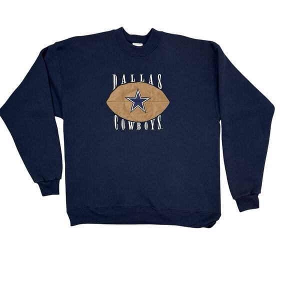 Artex Tops - Dallas Cowboys Sweatshirt Womens Large Blue Artex Sportswear Crew Neck Vintage